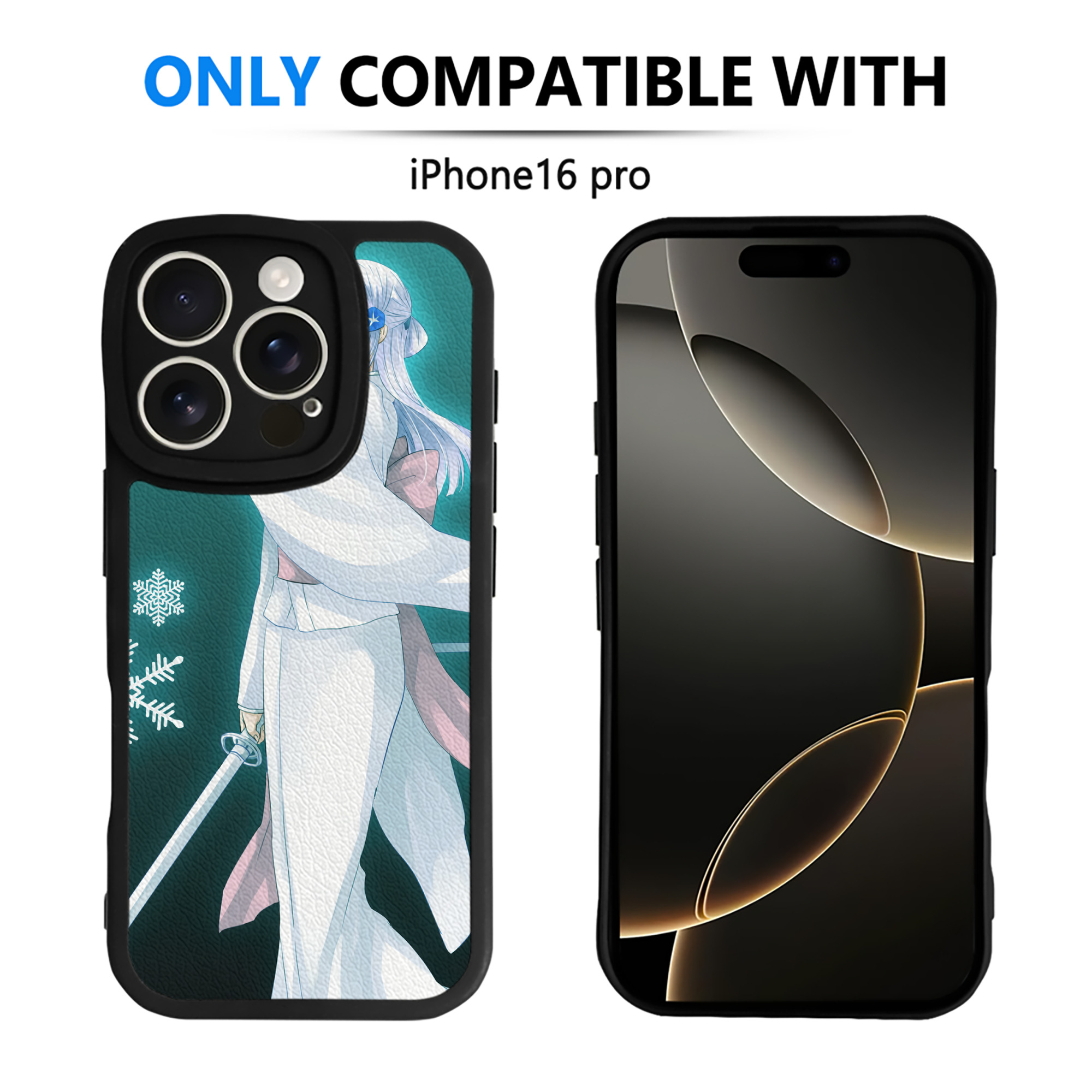 （画像用） ブリーチ BLEACH 【iPhone 16シリーズ対応】シリコンスマホケース（レザー調） 材質：シリコン